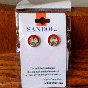 Ohio State University earrings